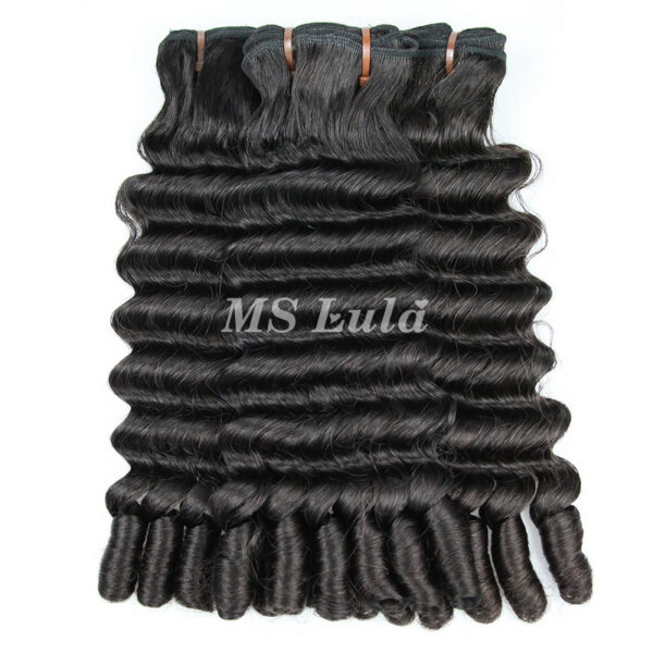Deep Wave Virgin Human Hair Double Drawn Bundles - Image 4
